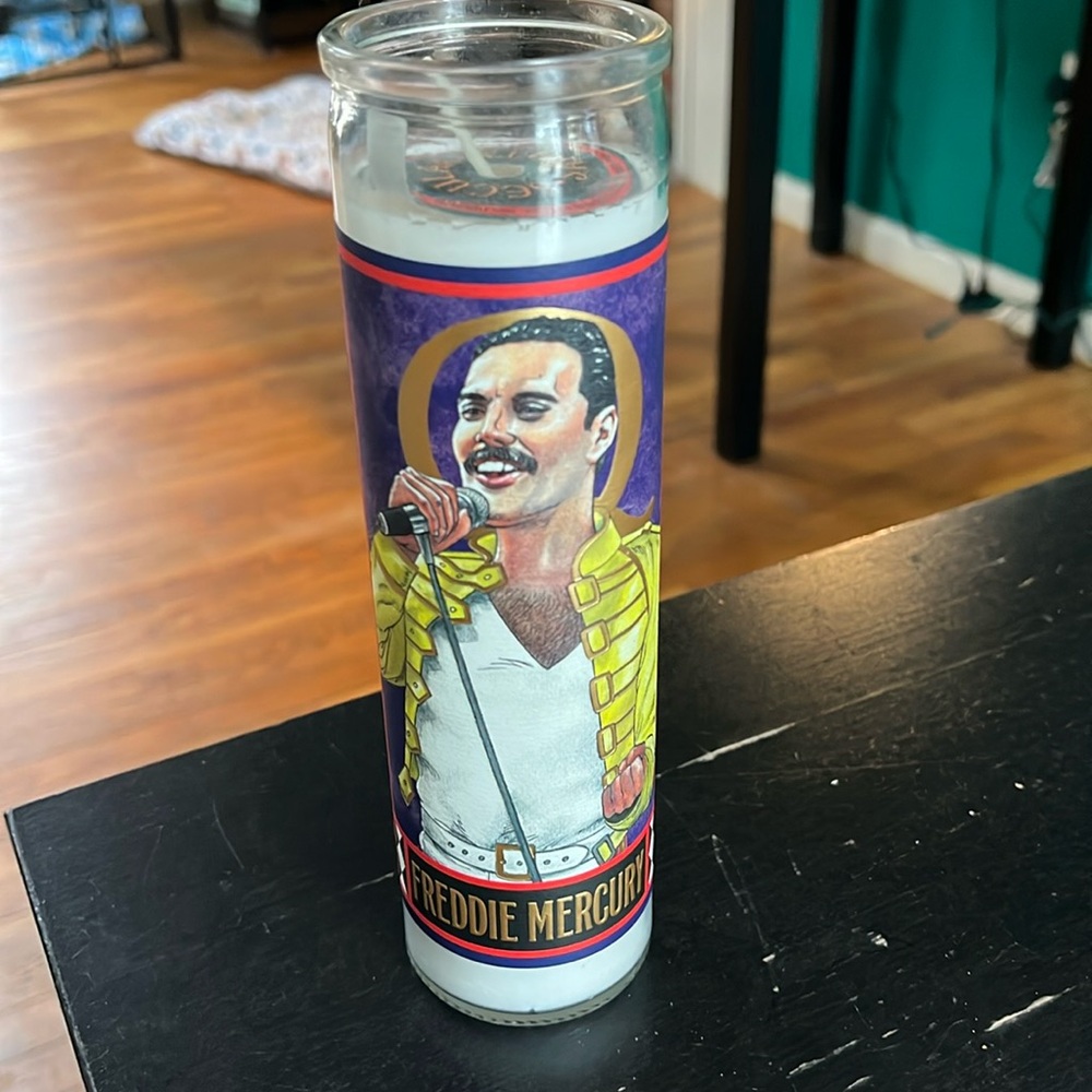 Freddie Mercury candle. New.